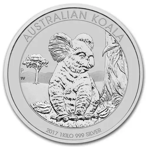 2017 Silver 1 Kilo Australia Perth Koala