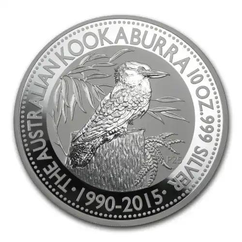 2015 Silver 10 oz Australia Perth Kookaburra