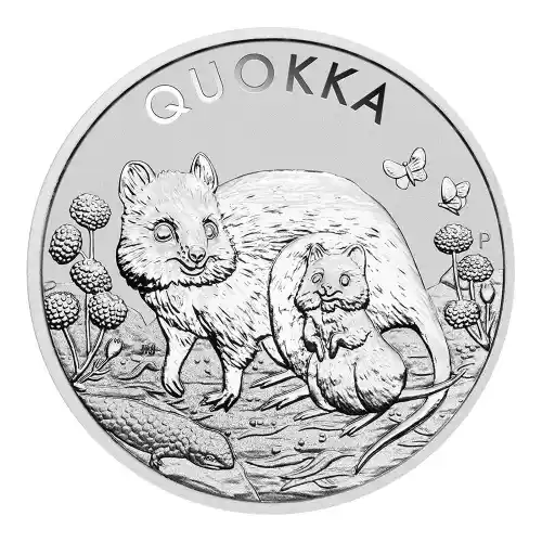 2021 Australia Perth Quokka 1 oz Silver BU