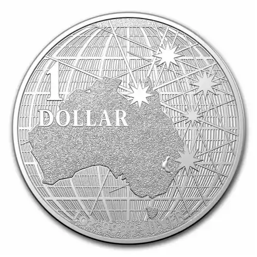 2021 Australia Beneath Southern Skies 1 oz Silver BU
