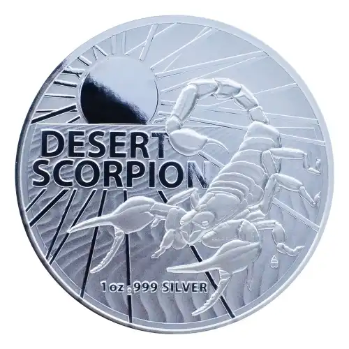 2022 RAM Australia's Most Dangerous: Desert Scorpion 1 oz Silver BU