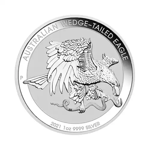 2021 Australia Perth Wedge-Tailed Eagle 1 oz Silver BU