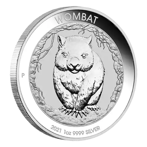 2021 Australia Perth Wombat 1 oz Silver BU