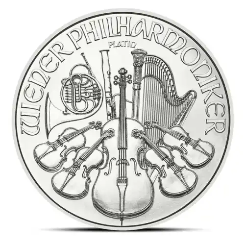 2024 1/25 oz Austrian Philharmonic Platinum Coin (BU)
