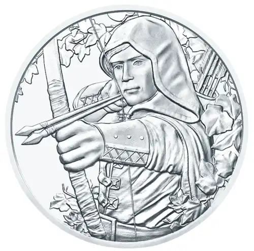 2019 Silver Austria 825th Anniversary Robin Hood BU - 1 oz