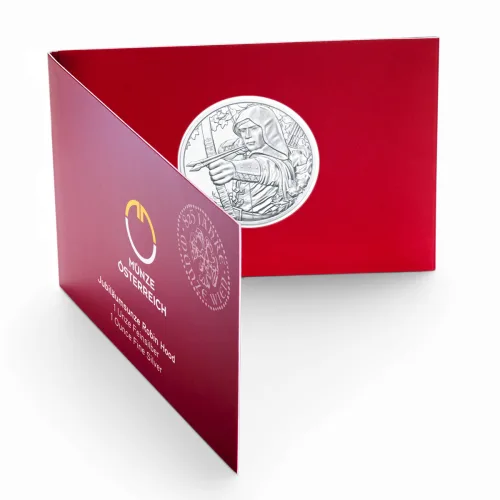 2019 Silver Austria 825th Robin Hood BU - 1 oz (In Card)