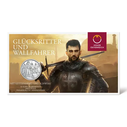2019 Silver Austria Knights Tales Adventure BU - 1/2 oz