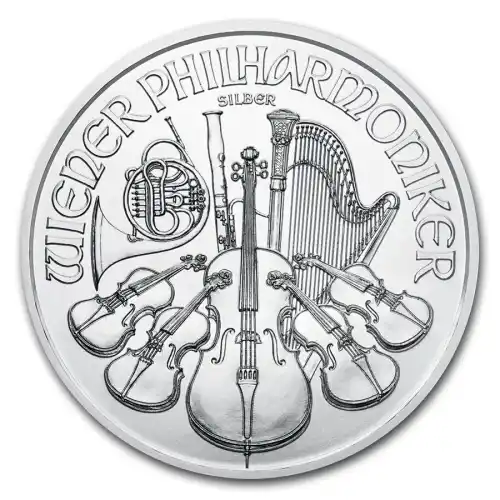 2021 Austria Philharmonic 1 oz Silver BU