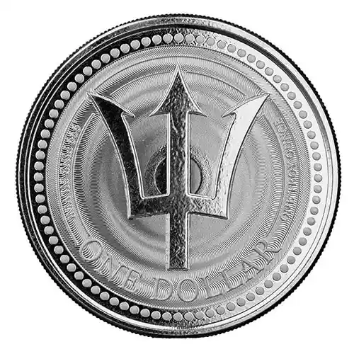 2021 Barbados Trident Silver 1 oz