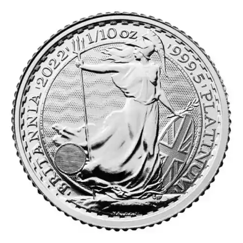 2022 Platinum Great Britain Britannia - 1/10 oz