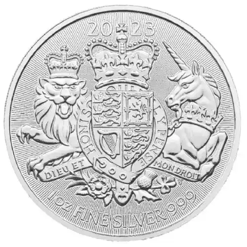 2023 Silver 1 oz British Royal Arms BU Coin