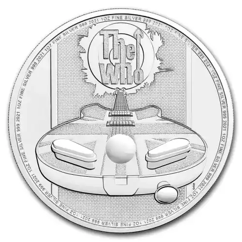 2021 Britain Music Legends The Who 1 oz Silver BU