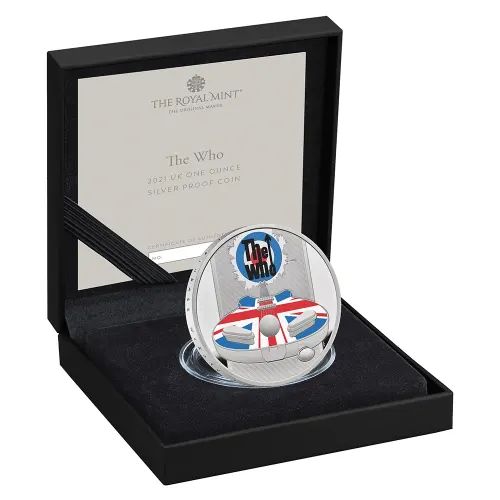2021 Britain Music Legends The Who 1 oz Silver Proof