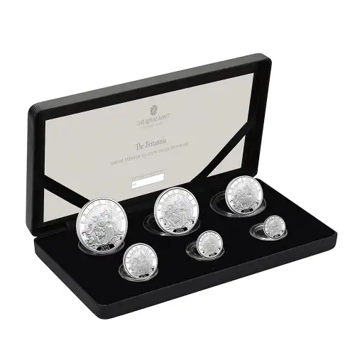 2021 Great Britain Britannia Core 6-Coin Silver Proof Set