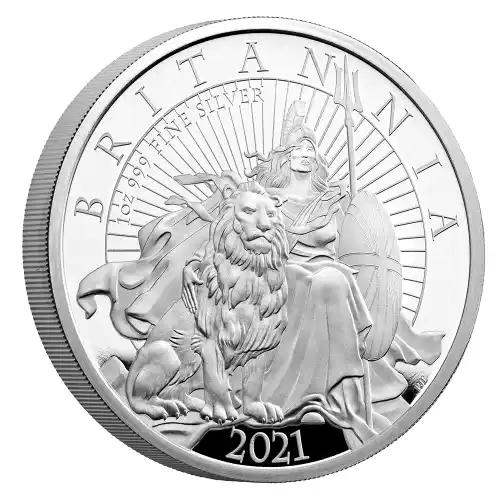 2021 Great Britain Britannia Core Edition 1 oz Silver Proof