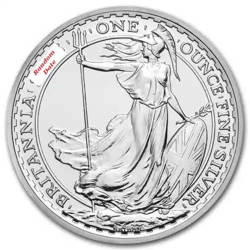 Silver Great Britain Britannia *Random Date* - 1 oz