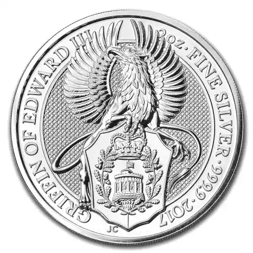 2017 Silver Great Britain Queen's Beasts (The Griffin) - 2 oz