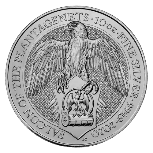 2020 Silver Great Britain Queen's Beasts (The Falcon) - 10 oz