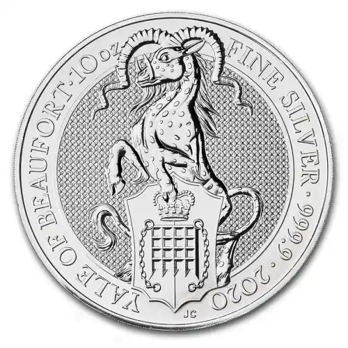 2020 Silver Great Britain Queen's Beasts (The Yale) - 10 oz