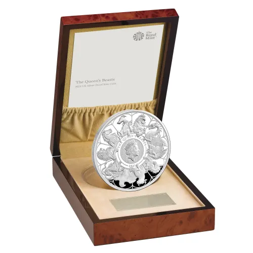 2021 Britain Queen's Beasts Completer 1 Kilo Silver Proof