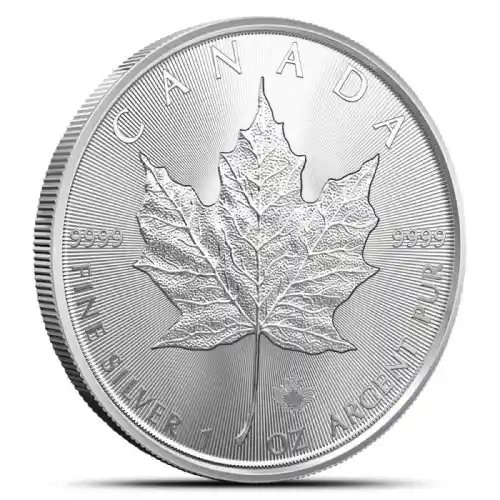 2023 1 oz Canadian Maple Leaf  Silver Coin BU
