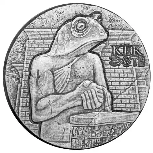 2022 Silver 5 oz Chad KEK Antiqued Coin