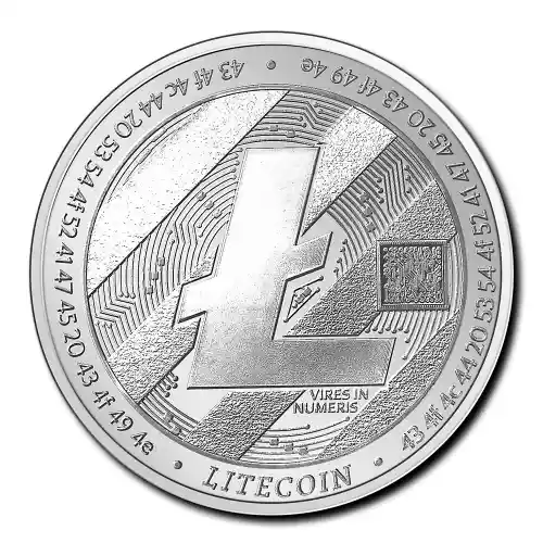 2020 Chad Crypto Series "Litecoin" 1 oz Silver BU