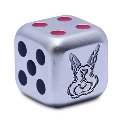 2023 Silver 1 oz Fiji Rabbit Dice Coin