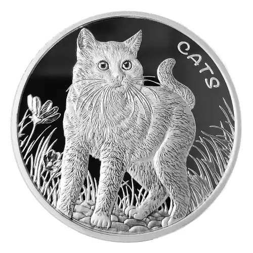 2021 Fiji Cats 1 oz Silver BU