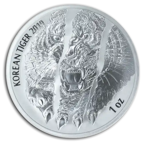 2019 South Korean Silver Tiger - 1 oz