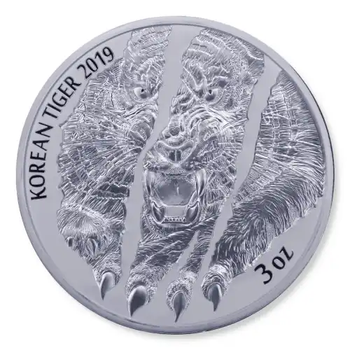 2019 South Korean Silver Tiger - 3 oz