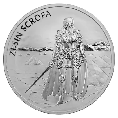 2019 South Korean Silver ZI:SIN Scrofa BU - 1 oz