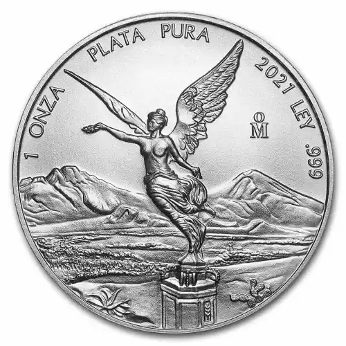 2021 Mexican Libertad 1 oz Silver BU