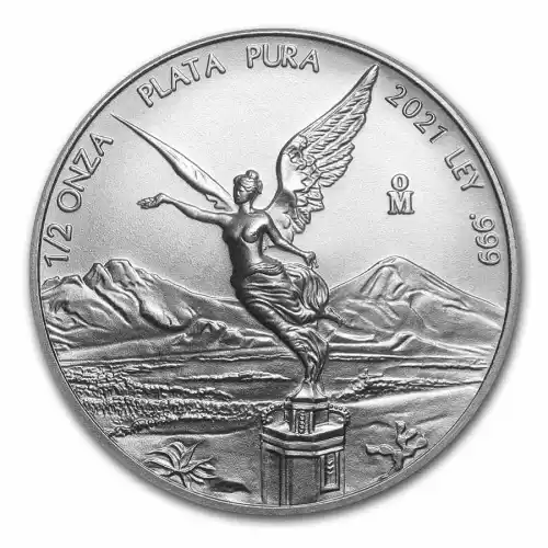 2021 Mexican Libertad 1/2 oz Silver BU