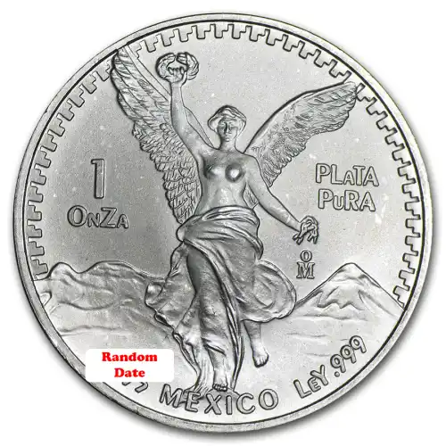 Silver 1 oz Mexican Libertad Vintage Design *Random Date*