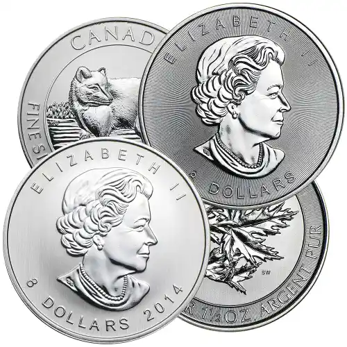 Silver 1.5 oz Royal Canadian Mint Coin *Random Design*