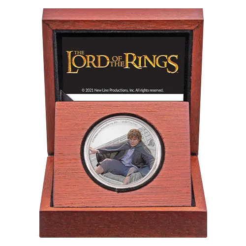 2021 Niue Lord Of The Rings Samwise Gamgee 1 oz Silver Proof