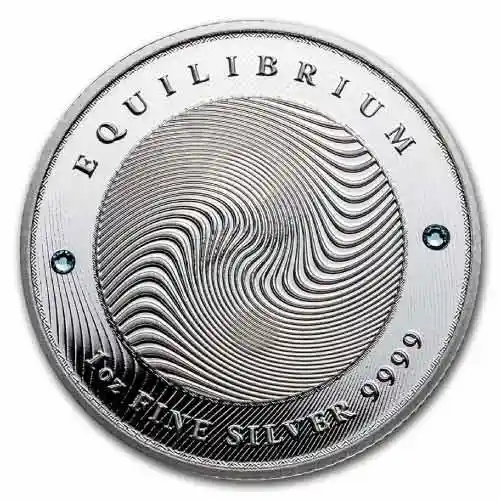 2021 Silver Tokelau Equilibrium: Balance 1 oz Proof