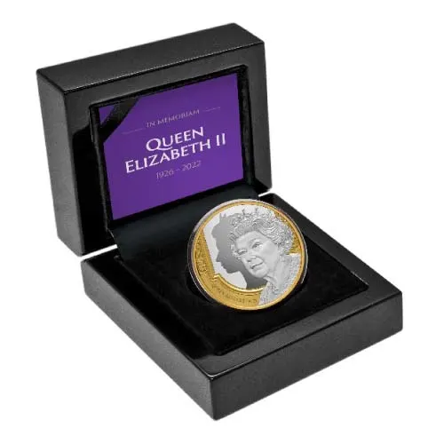 2022 Silver 1 oz Niue: Tribute to the Queen Coin
