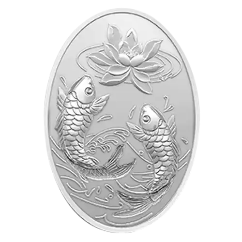 2022 Niue Auspicious Koi 1 oz Silver Proof HR