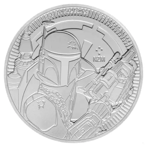 2020 Niue Star Wars Boba Fett 1 oz Silver BU