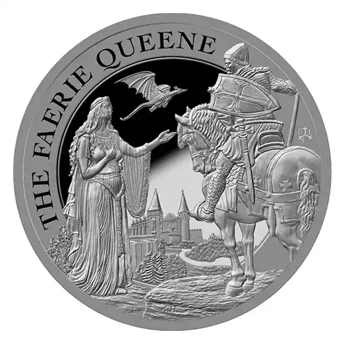 2022 St Helena: Faerie Queene 1 oz Silver Proof