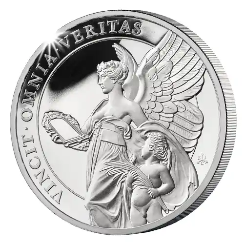 2021 St Helena Queens Virtues: Truth 1 oz Silver Proof