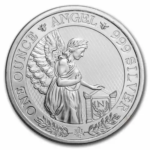 2021 St Helena Napoleon Angel 1 oz Silver BU