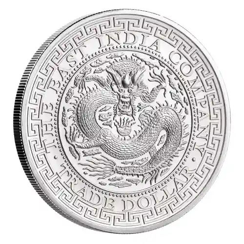 2019 Silver St. Helena Chinese Trade Dollar - 1 oz
