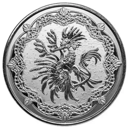 2022 Silver 1 oz Samoa Sea Dragon BU Coin