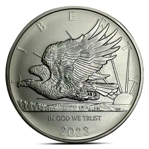 2023 1 oz Samoa John Mercanti Eagle Silver Coin (BU)
