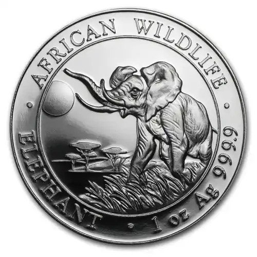 2016 Silver Somalia Elephant - 1 oz