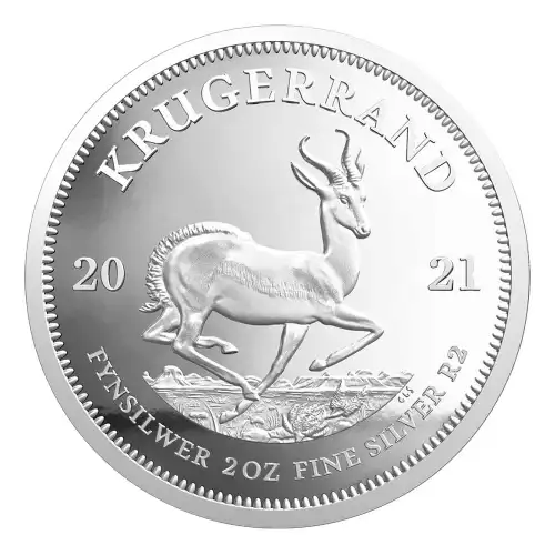 2021 South Africa Krugerrand 2 oz Silver Proof