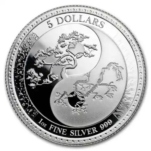 2018 Silver Tokelau Equilibrium: Harmony 1 oz Prooflike